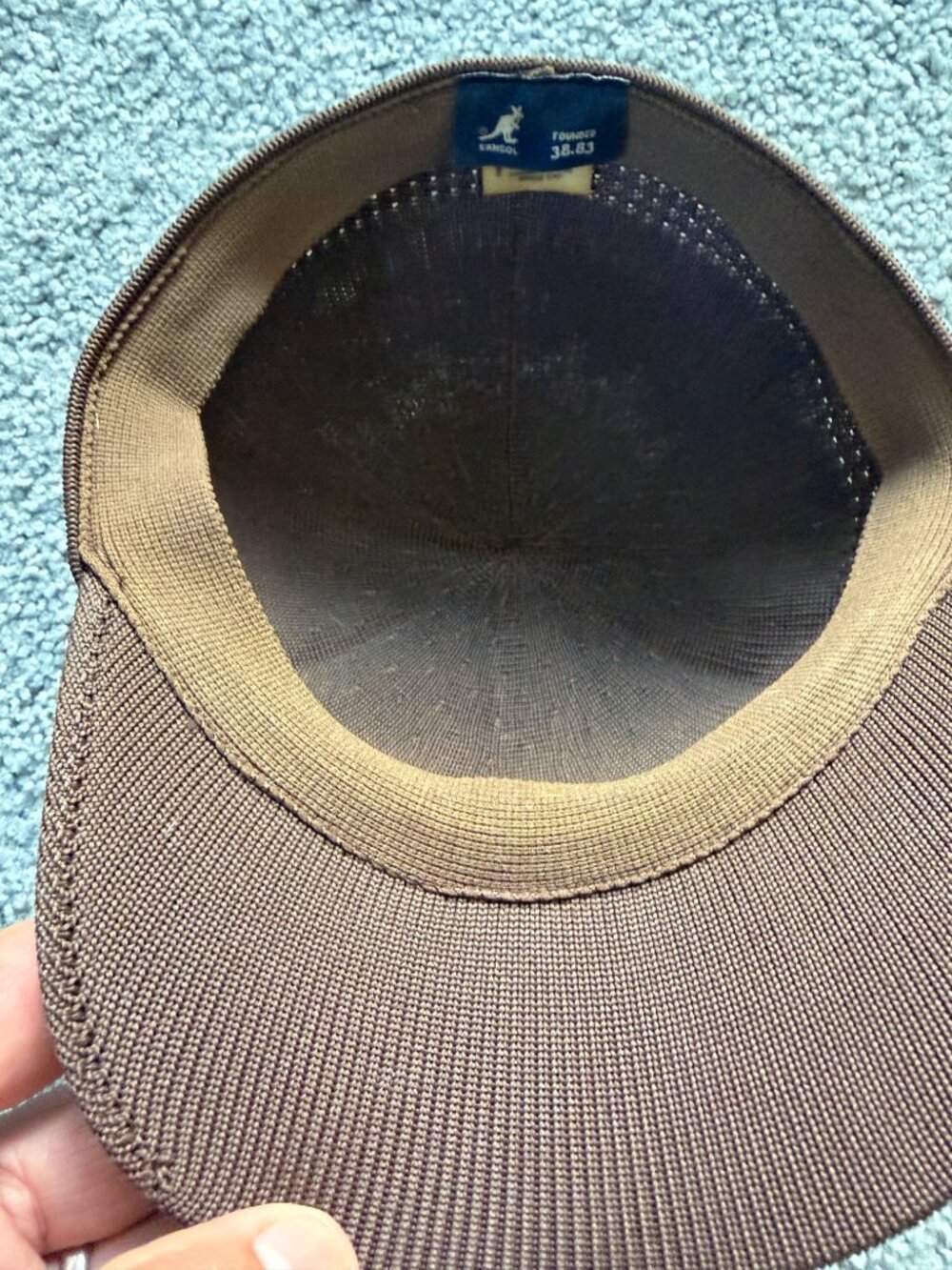 Kangol Brown Tropic Ventair Spacecap Hat - Size M - Picture 8 of 9